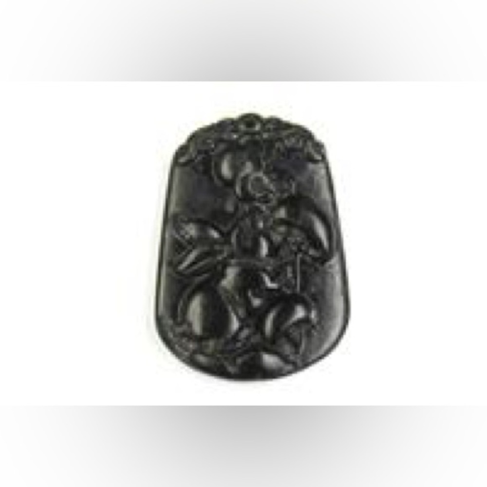 Natural Green‎ Jade Rabbit Pendant mascot